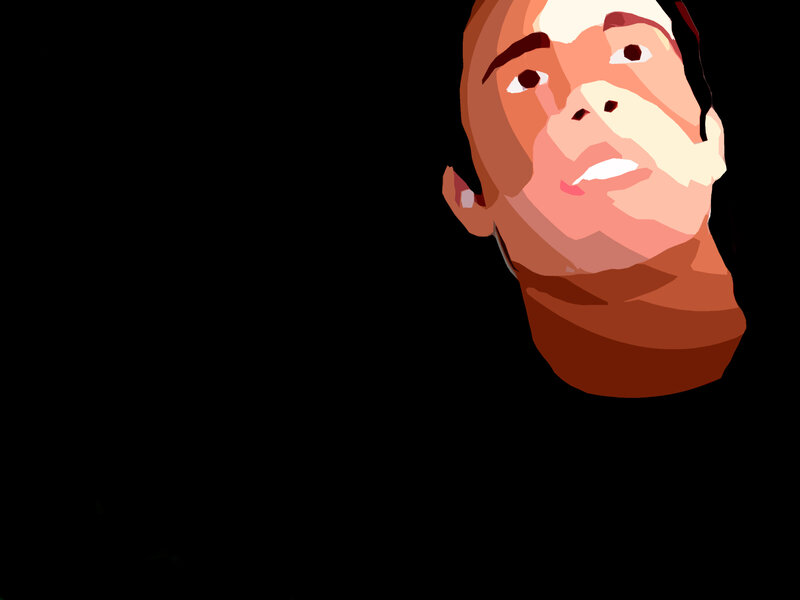 stylized portrait of a man