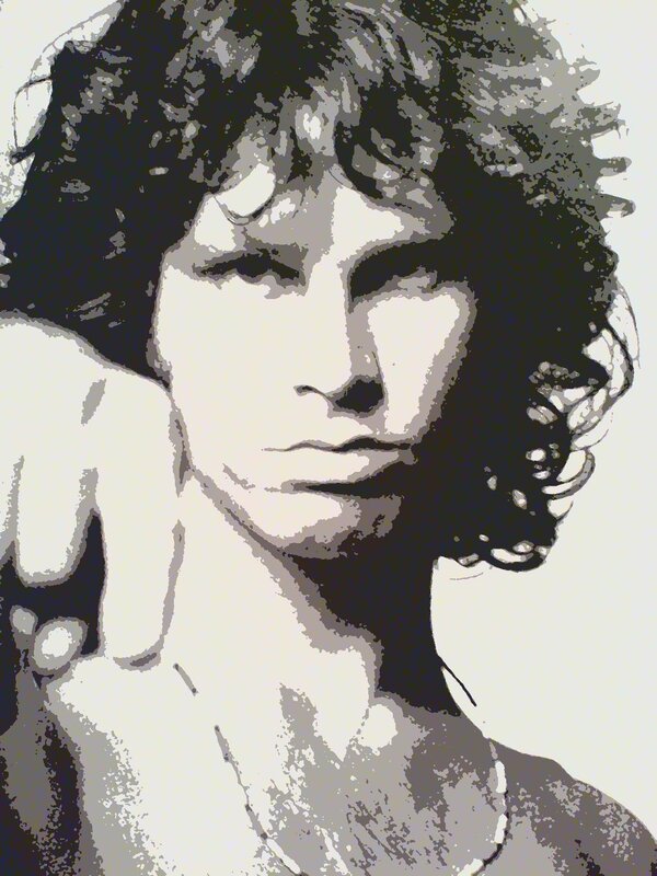 stylized portrait of a man