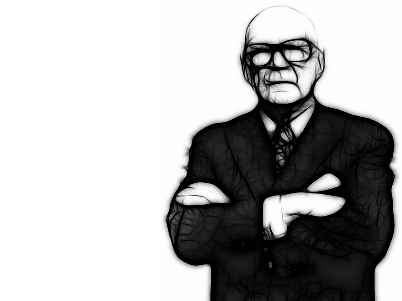 stylized portrait of a man