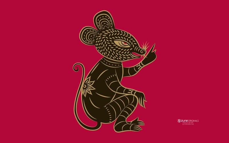 Stylized Rat Illustration