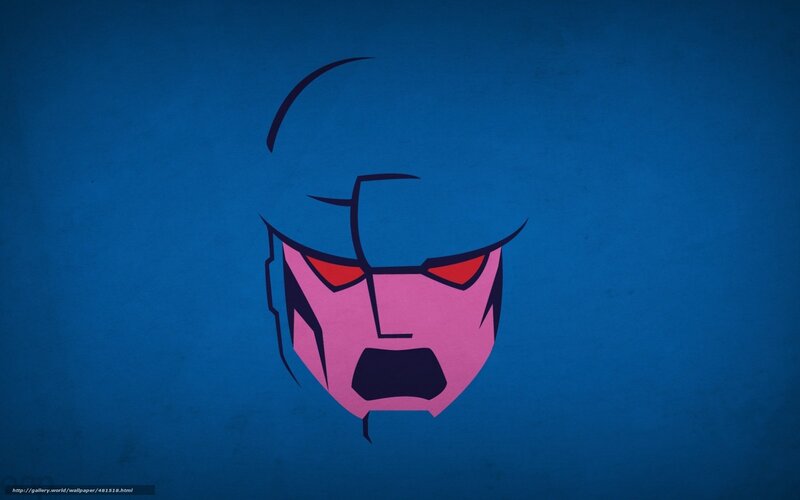 Stylized Robot Face