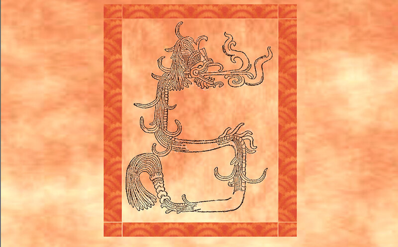 Stylized Serpent Creature