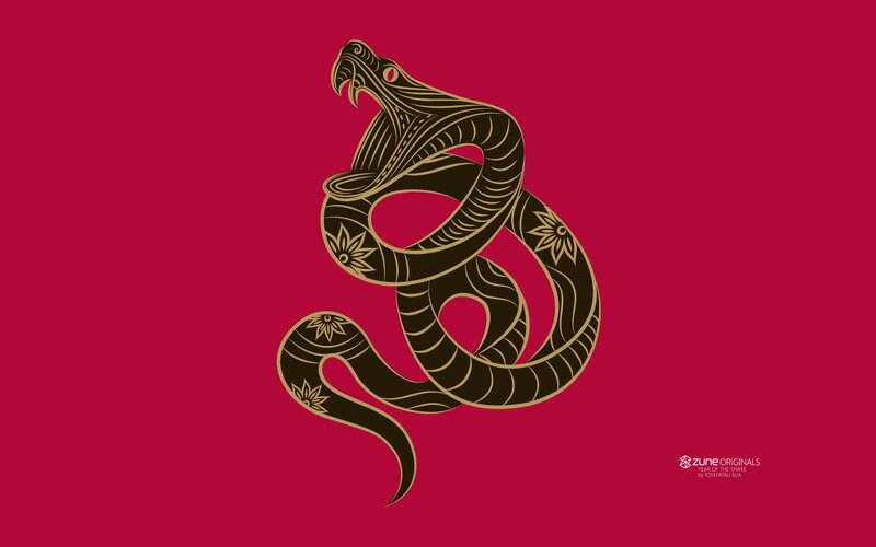 Stylized Snake Design