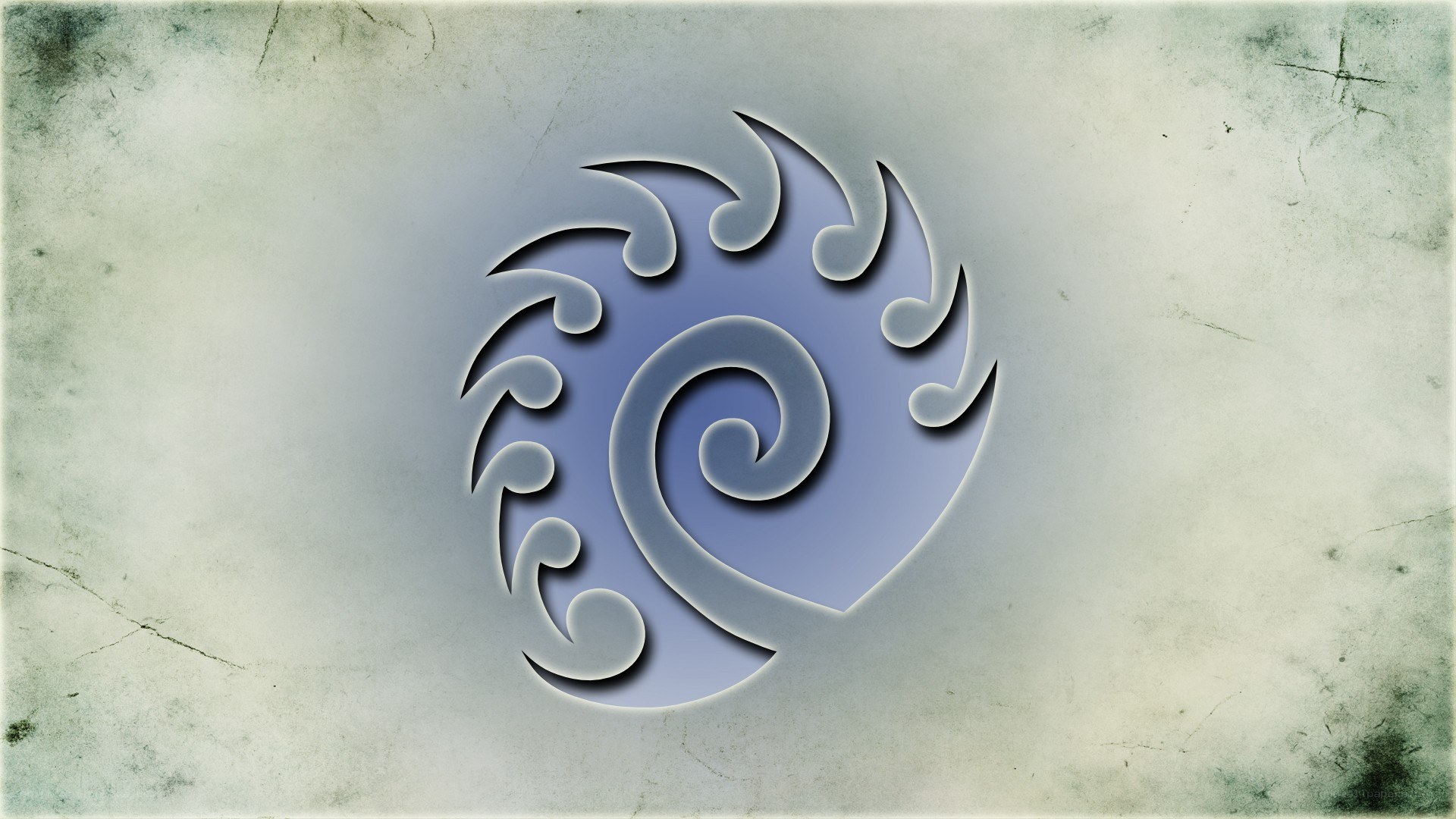 stylized spiral symbol