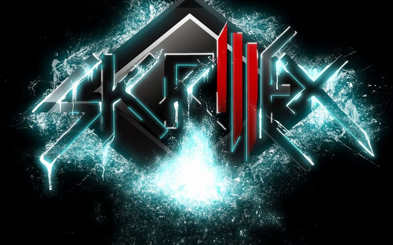Stylized Text Logo — Black, Dramatic