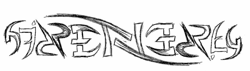 Stylized Text Logo — Black, Neutral