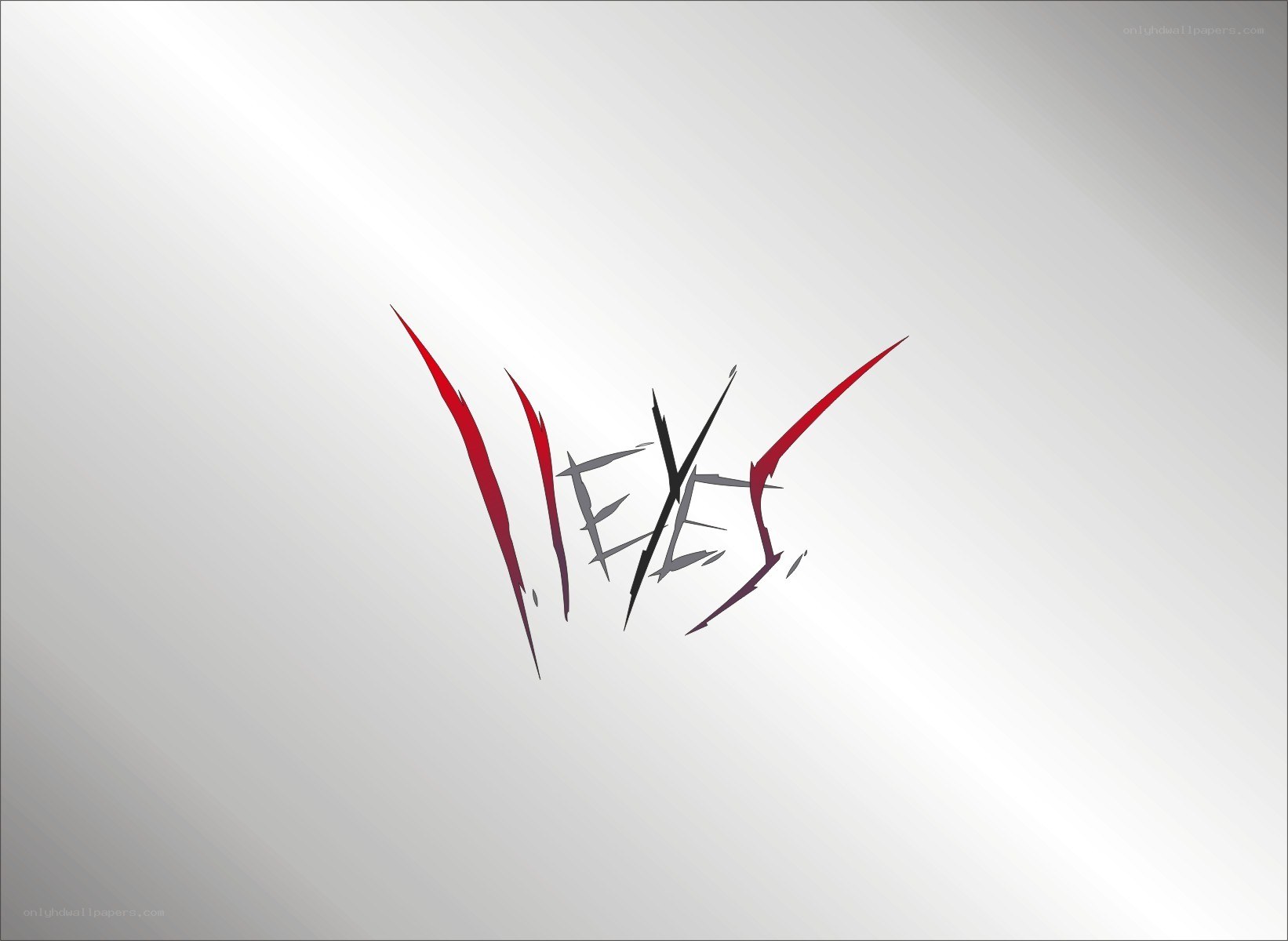 stylized text logo with red accents