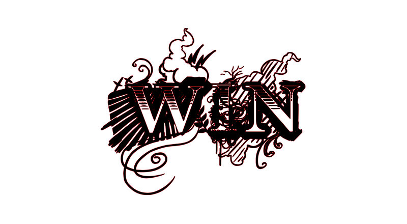 stylized win logo