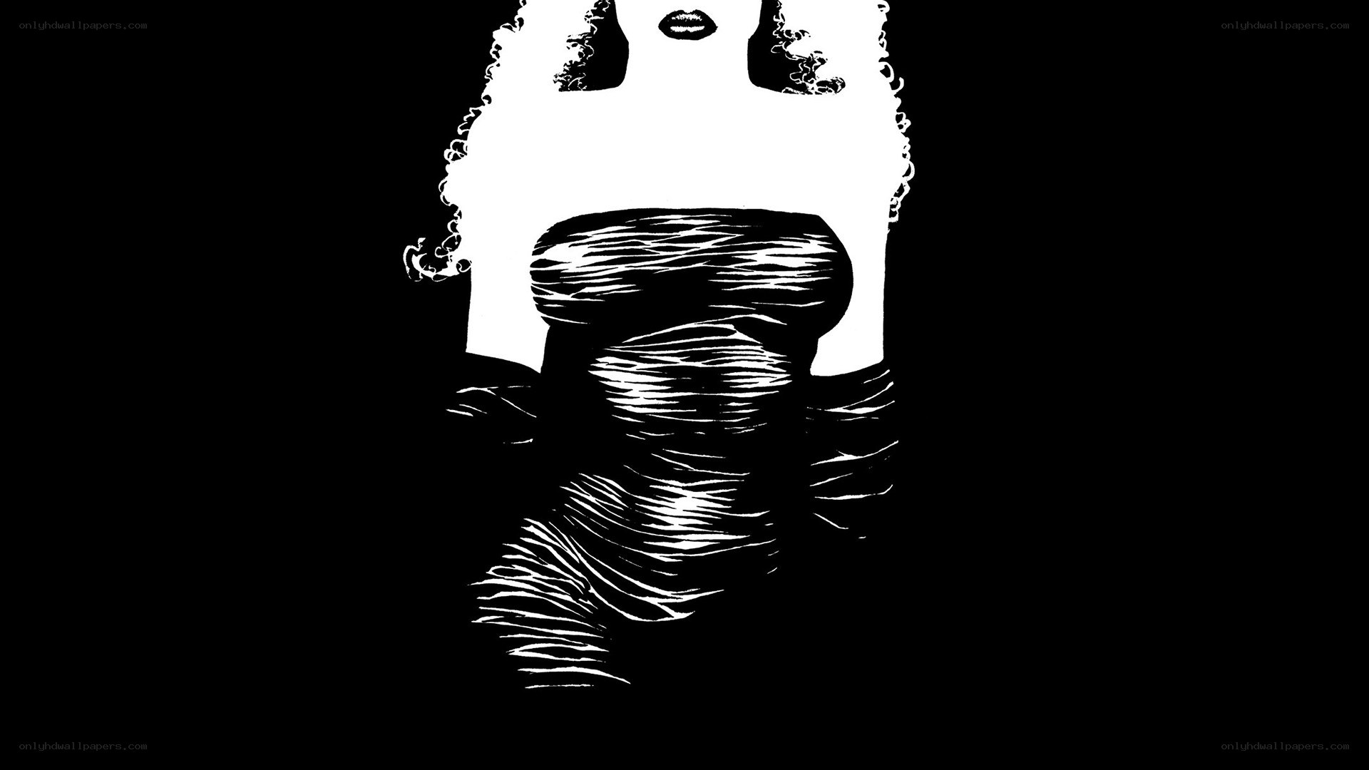 stylized woman illustration