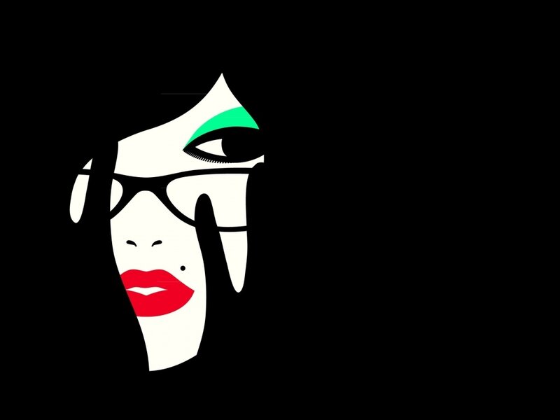 Stylized Woman's Face