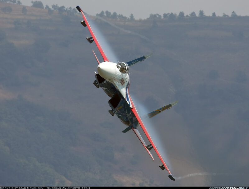 Su-27 Fighter Jet — Red