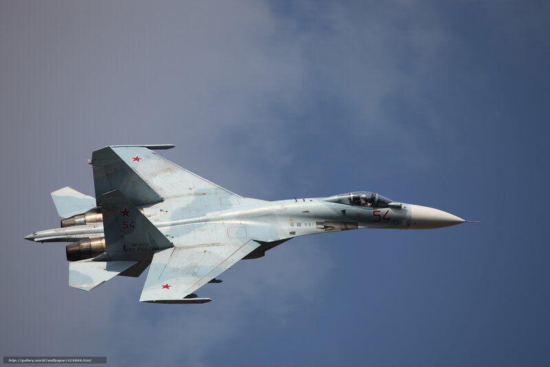 Su-30 Fighter Jet — Blue, Dynamic, Afternoon, Photograph, Aircraft, Sky, Pilot