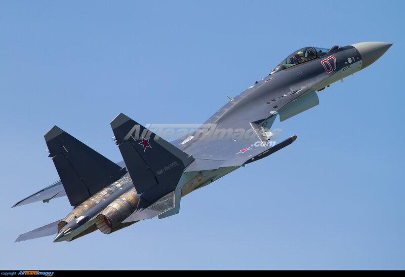 Su-30 Fighter Jet — Blue, Dynamic, Afternoon, Photograph
