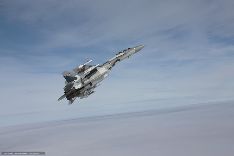 Su-30 Fighter Jet — Gray, Dynamic, Photograph, Aircraft, Clouds