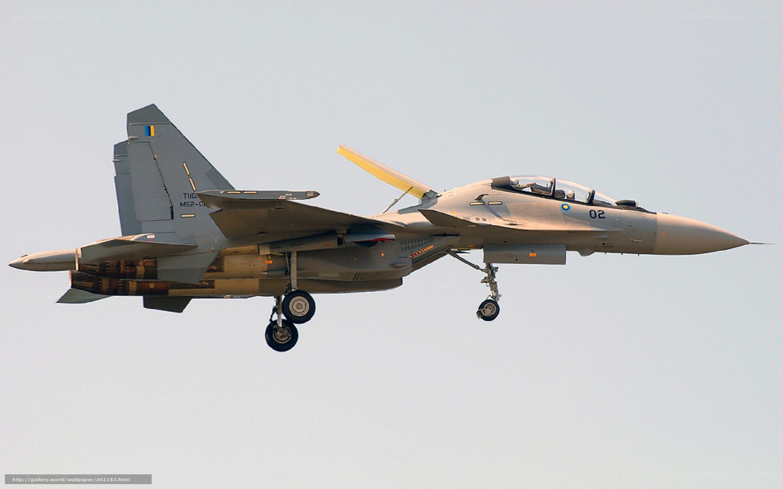 Su-30 fighter jet in flight