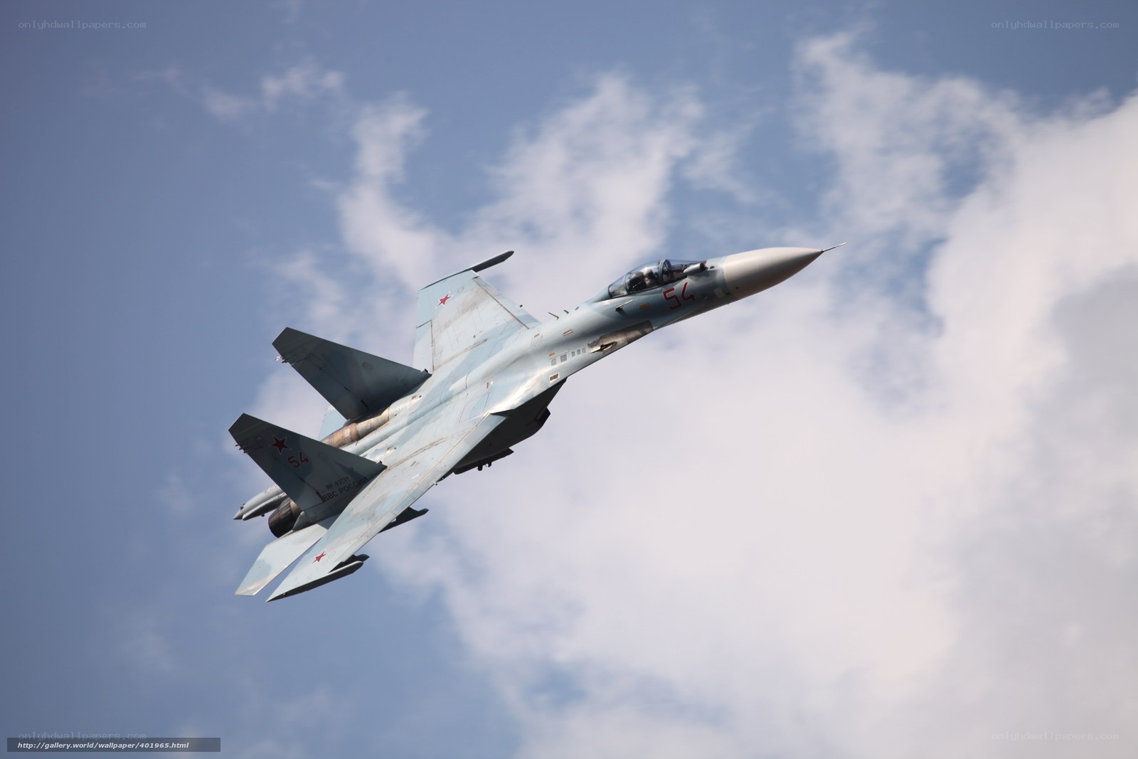 Su-30 fighter jet in flight