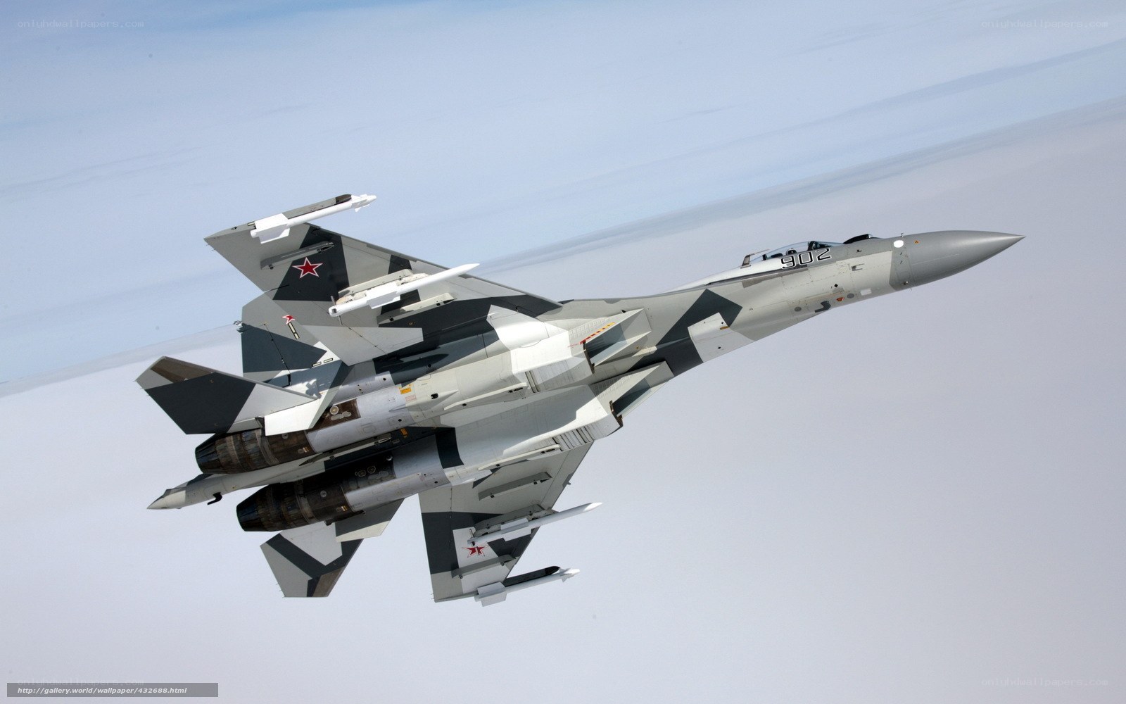 Su-30 fighter jet in flight