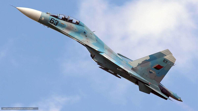 Su-30 fighter jet in flight