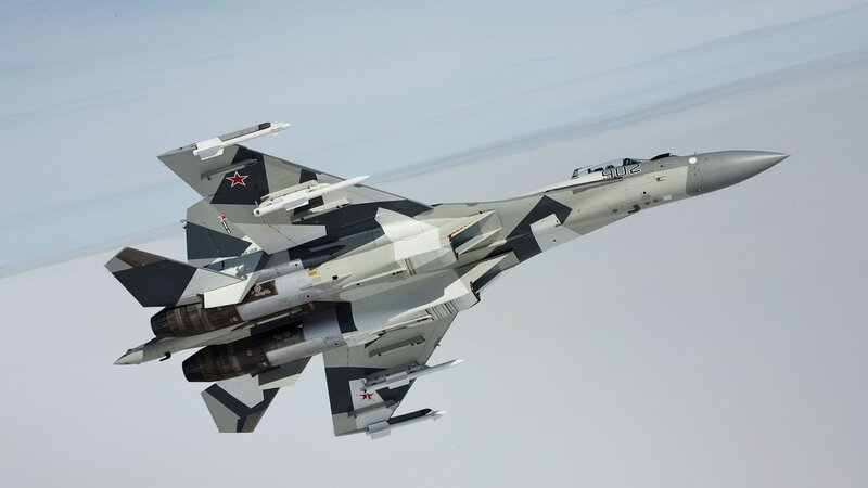 Su-30 fighter jet in flight
