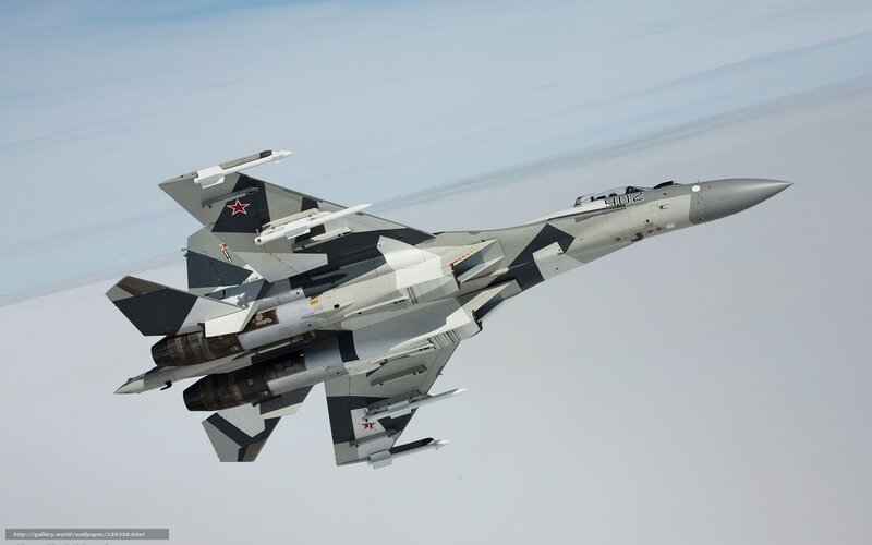 Su-30 fighter jet in flight