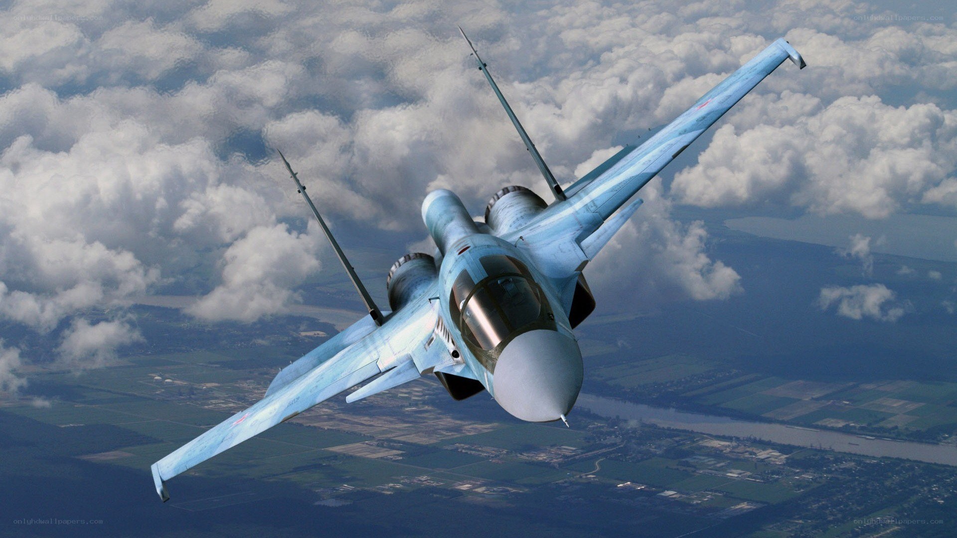 Su-30 fighter jet in flight