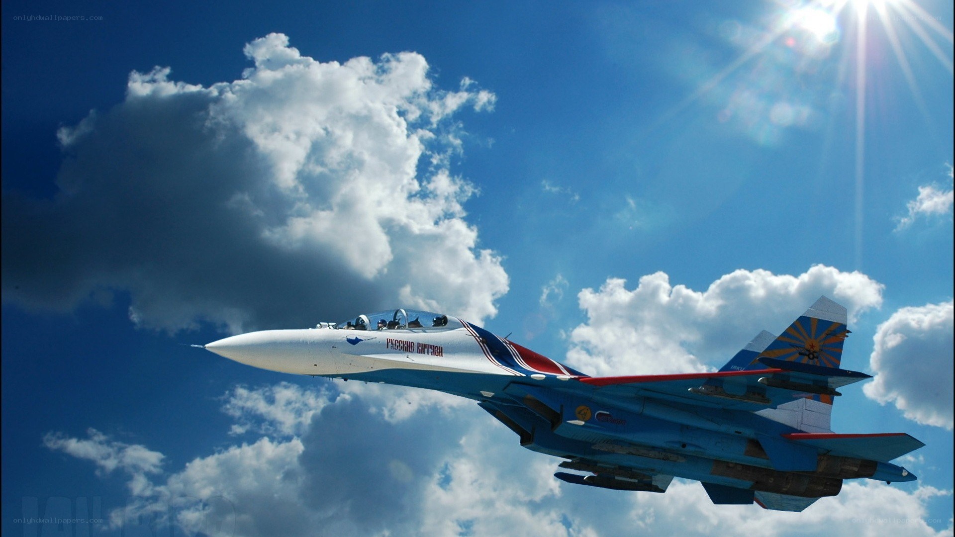 Su-30 fighter jet in flight
