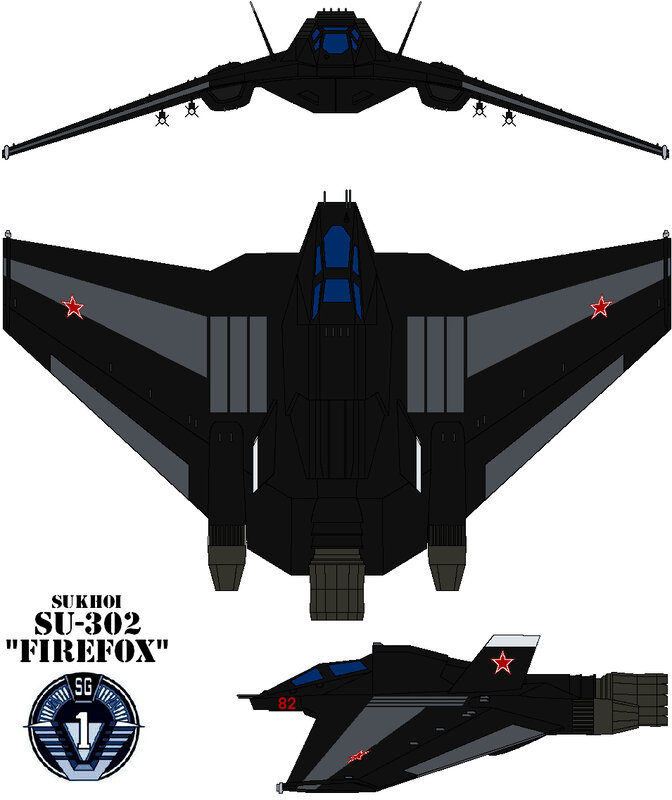 Su-302 Firefox fighter jet