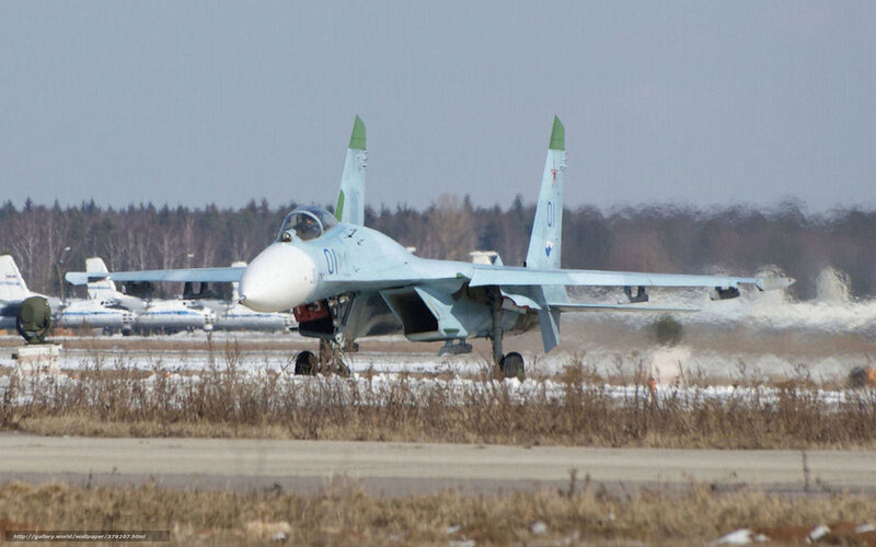 Su-34 Fighter Jet — Gray, Cold