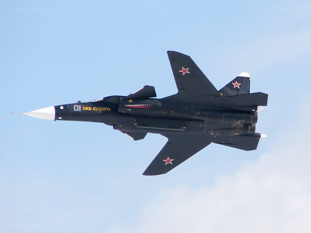 Su-34 fighter jet in flight