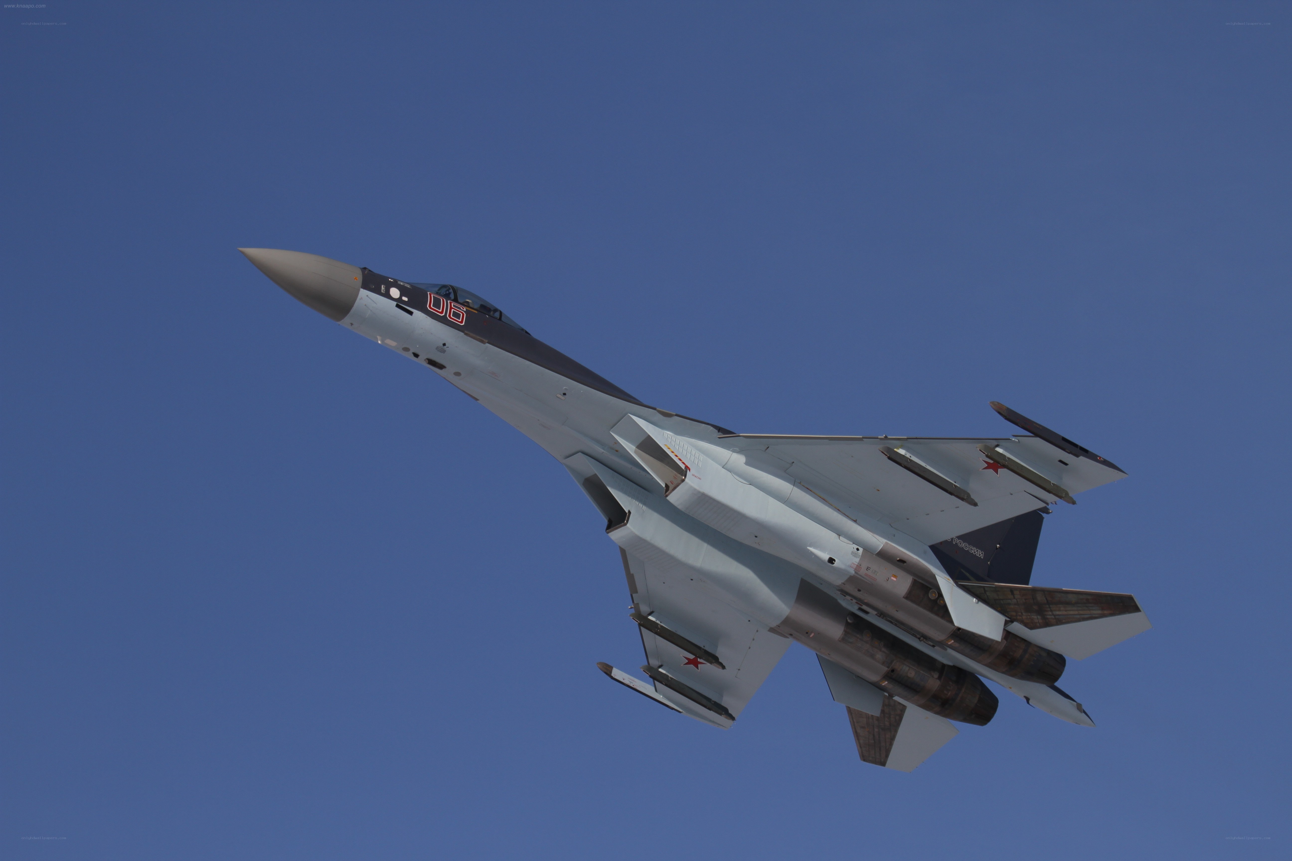 Su-35 fighter jet in flight