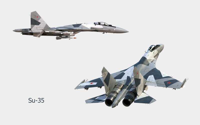 Su-35 fighter jet models