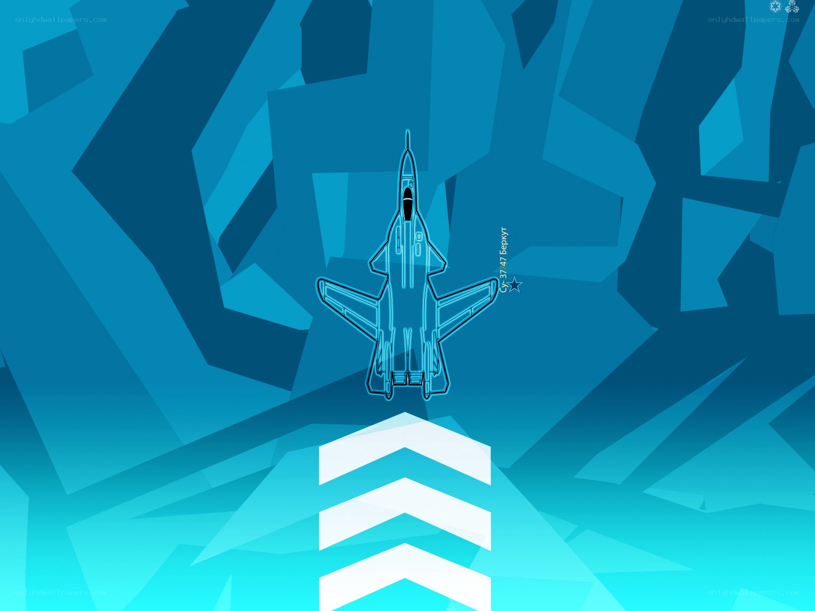 Su-37 fighter jet illustration