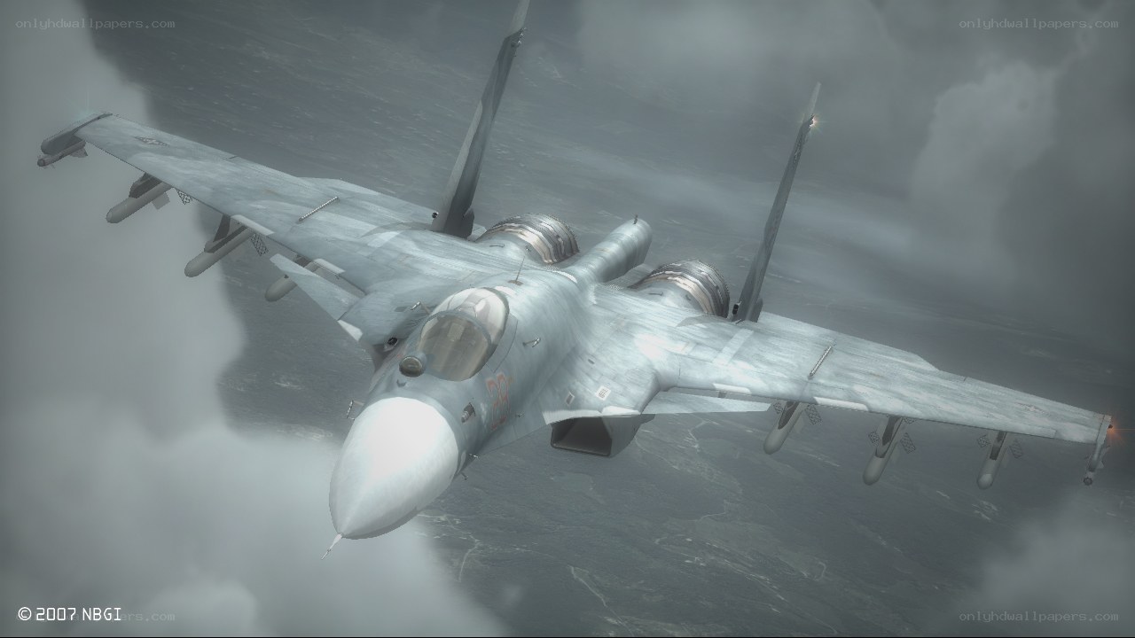 Su-37 fighter jet in flight
