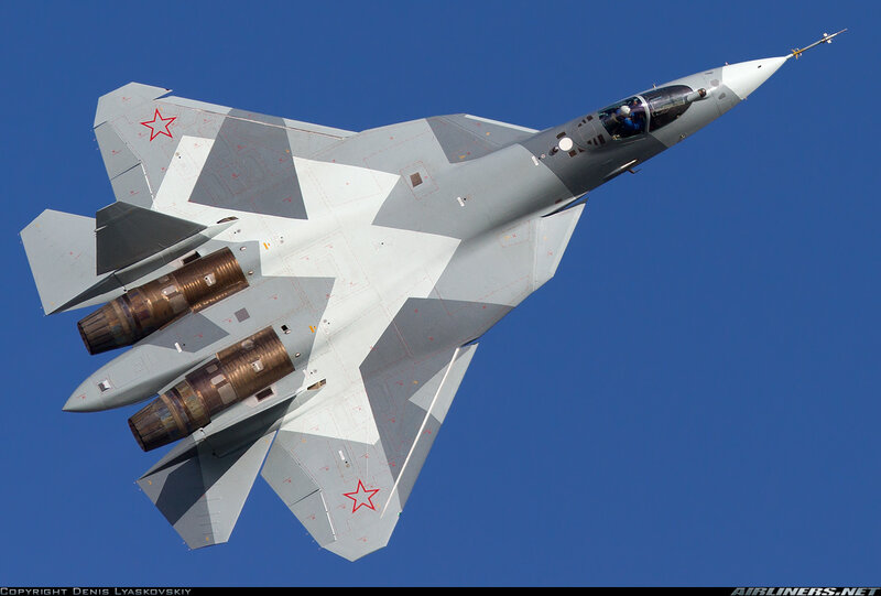 Su-57 Fighter Jet — Gray