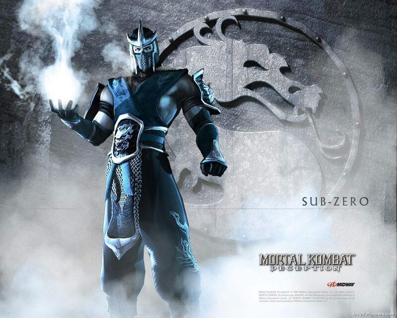 Sub-Zero Character — Blue, Dramatic, Digital Art