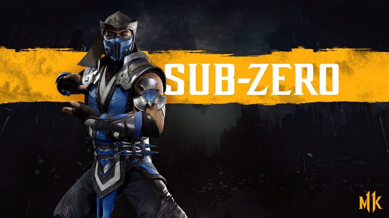 Sub-Zero Character — Blue, Dramatic, Night, Digital Art, Mask