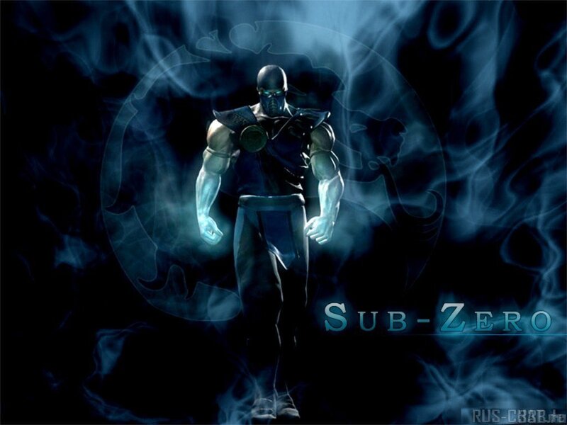 Sub-Zero Character — Blue, Dramatic, Night