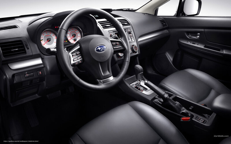 Subaru car interior dashboard
