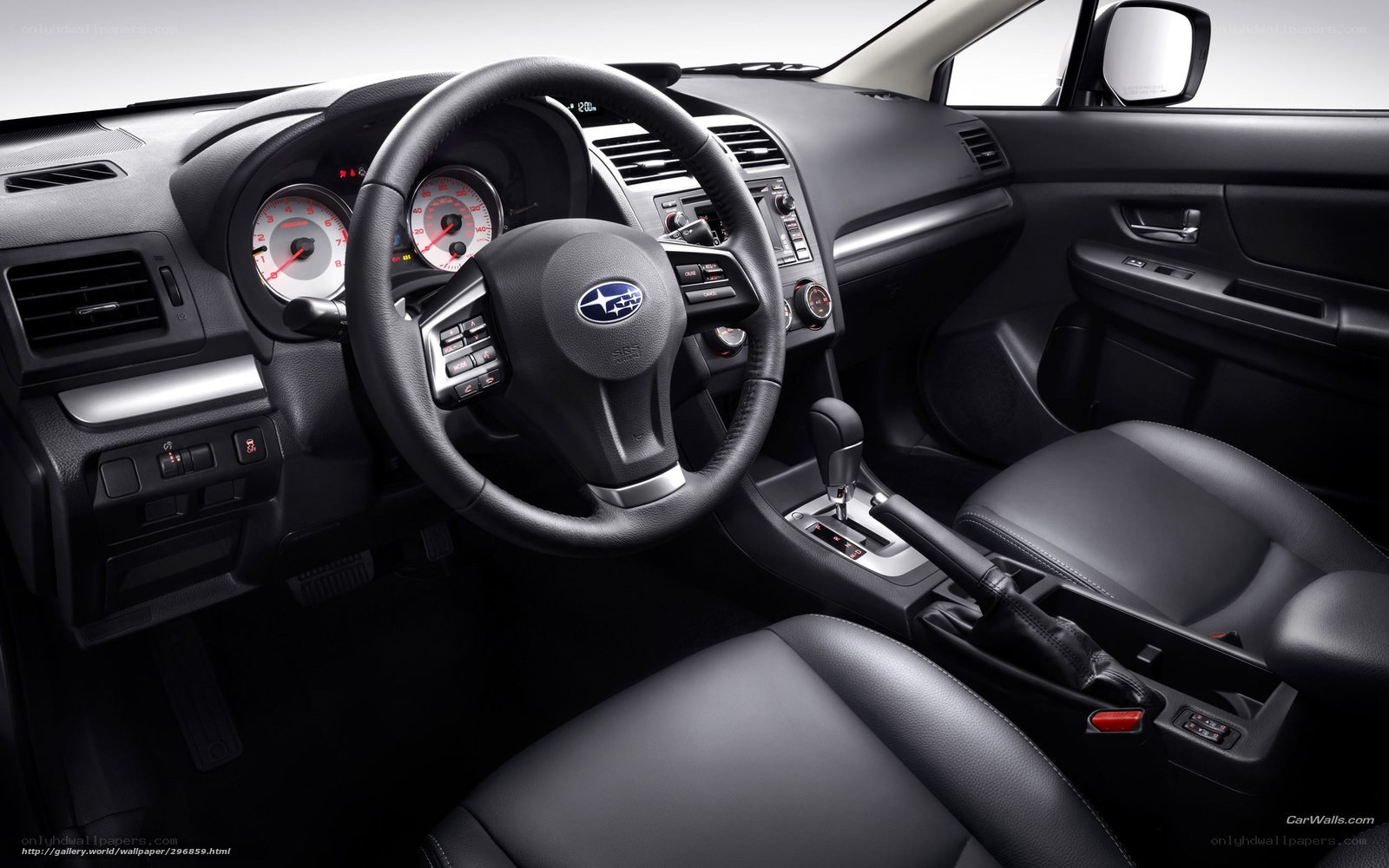 Subaru car interior dashboard
