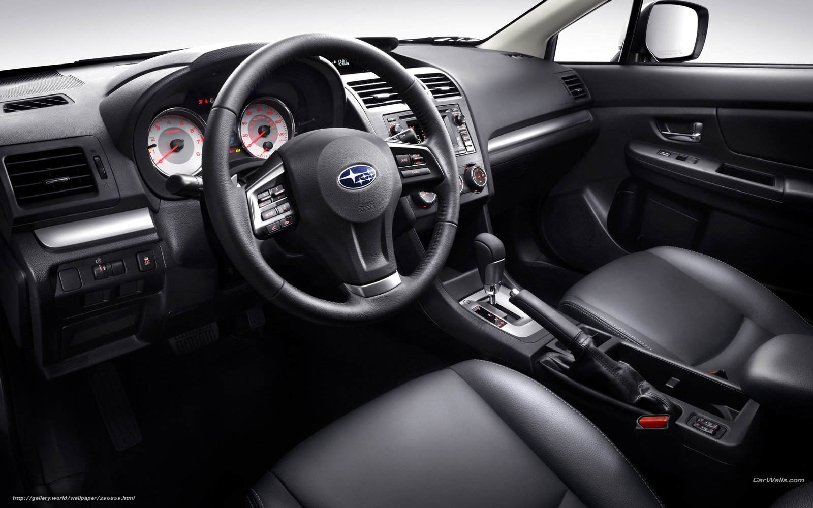 Subaru car interior dashboard