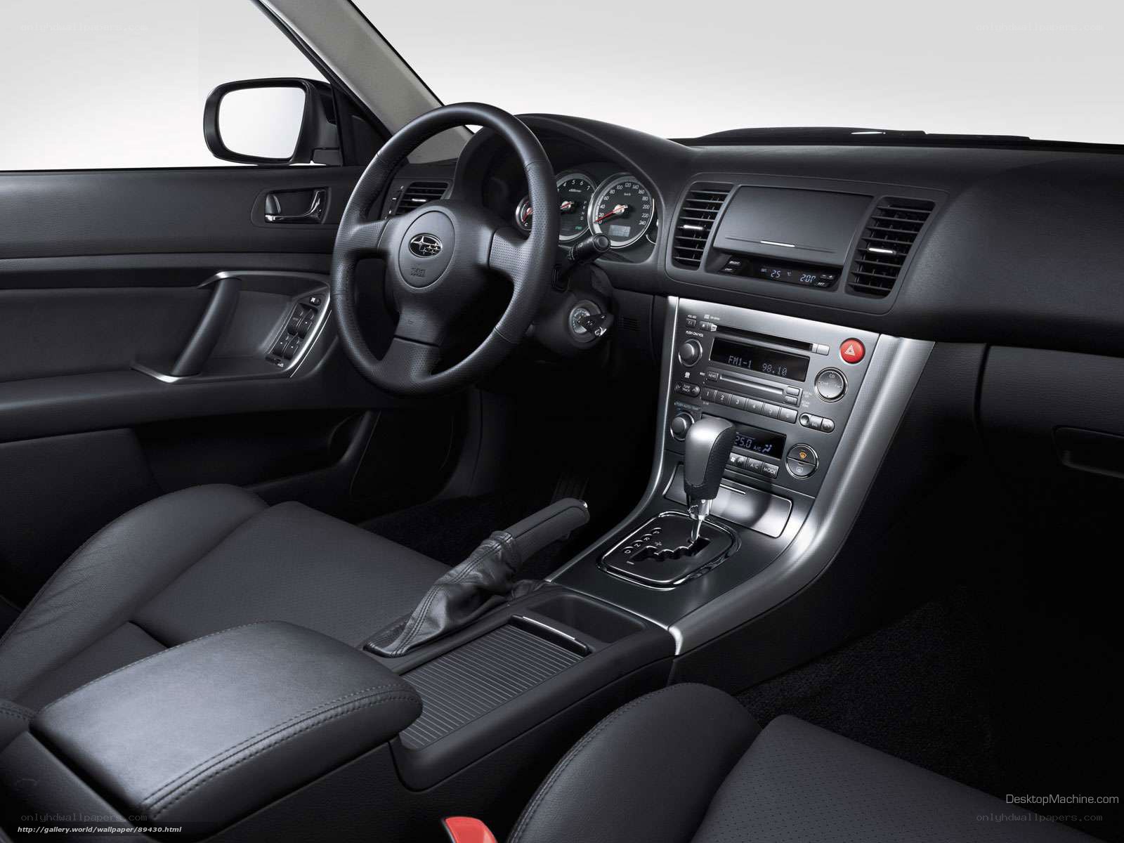 Subaru car interior dashboard