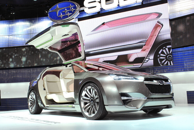 Subaru concept car display