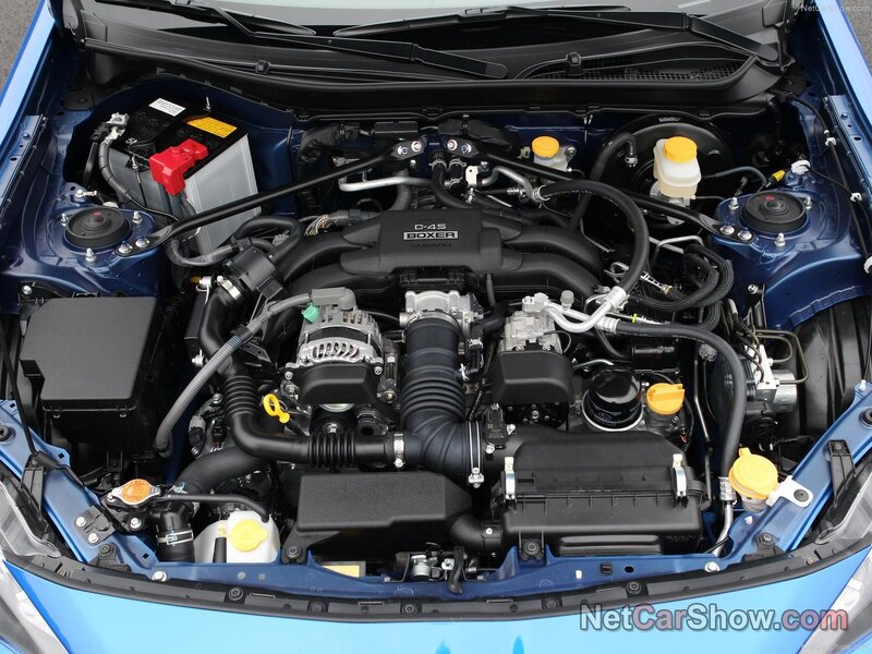 Subaru engine bay