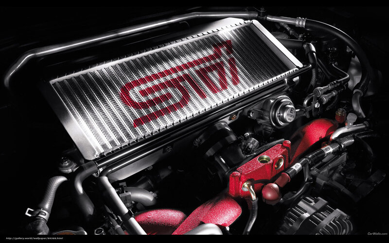 Subaru engine bay