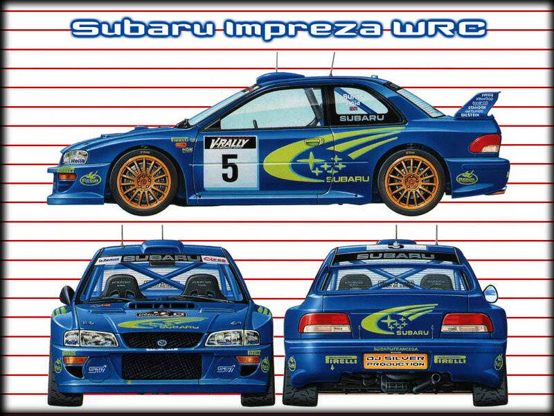 Subaru Impreza WRC rally car