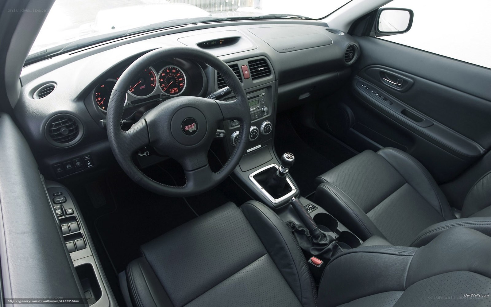 Subaru interior dashboard