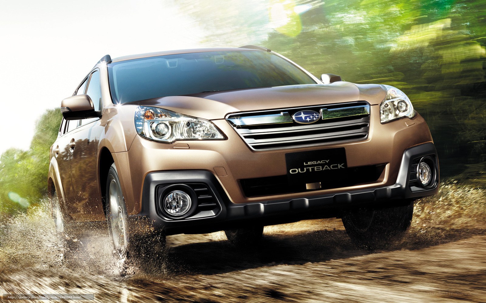 Subaru Legacy Outback in motion