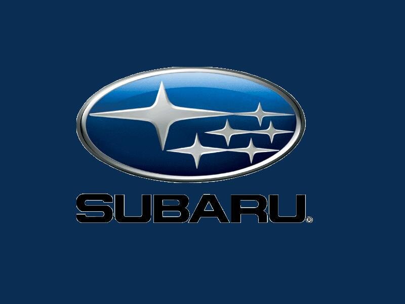 Subaru logo on blue background