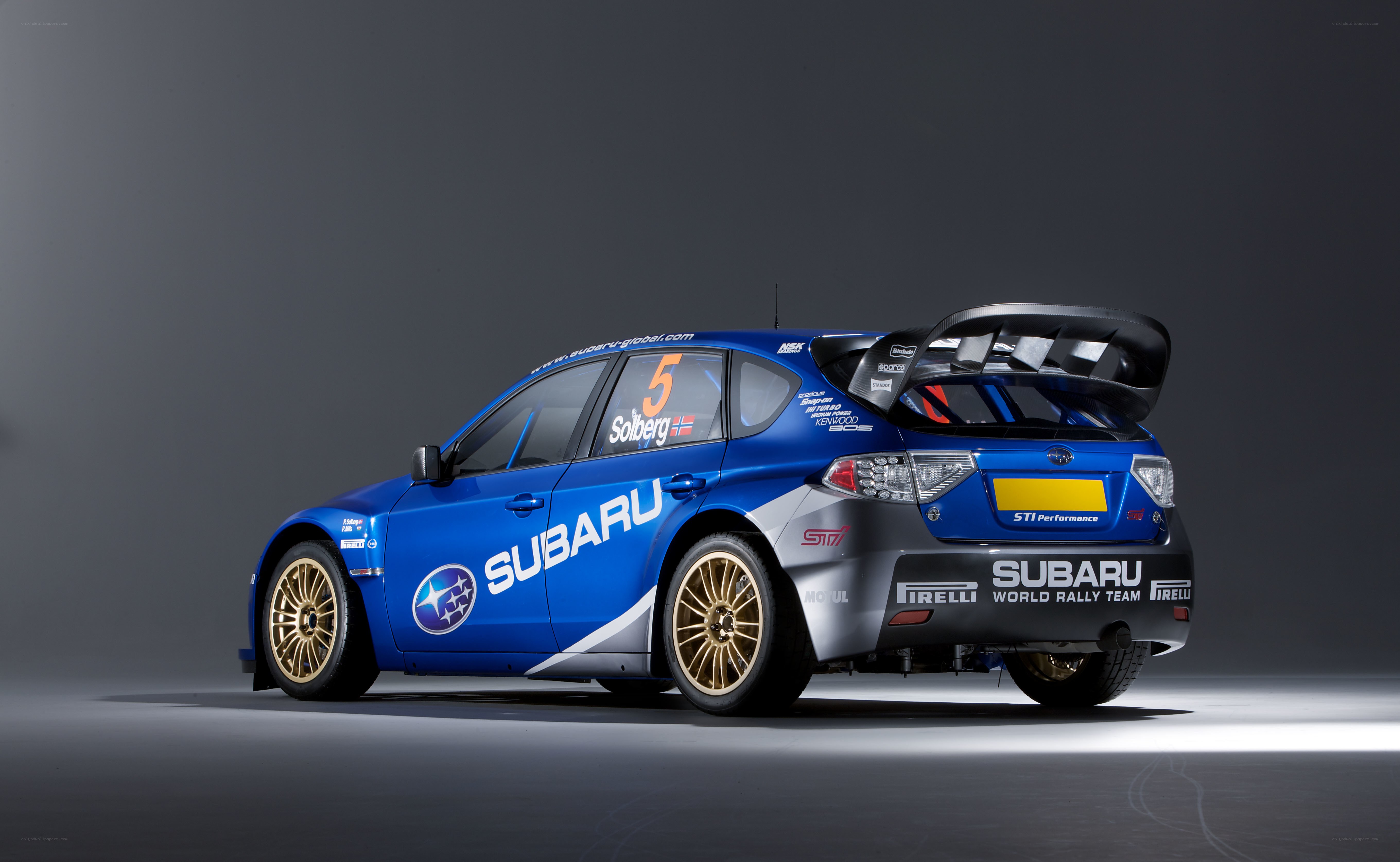 Subaru rally car
