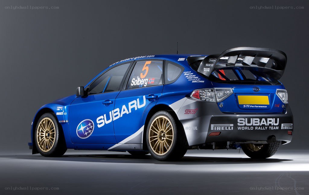 Subaru rally car
